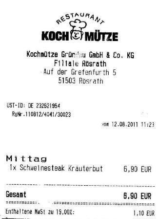 hhit Hffner Kochmtze Restaurant